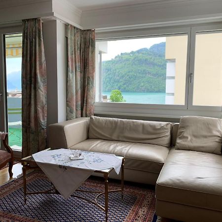 Ferienwohnung mit Seesicht Brunnen Exterior foto
