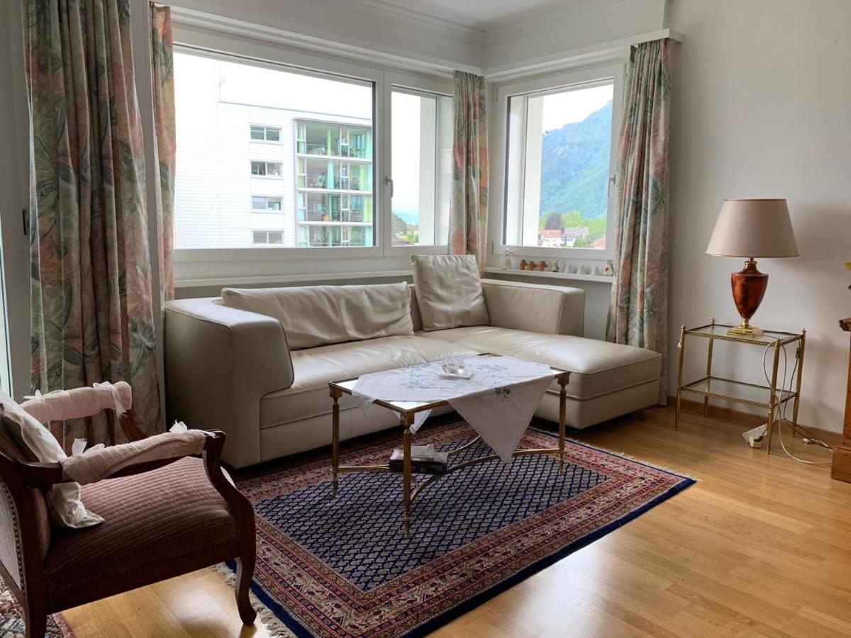 Ferienwohnung mit Seesicht Brunnen Exterior foto